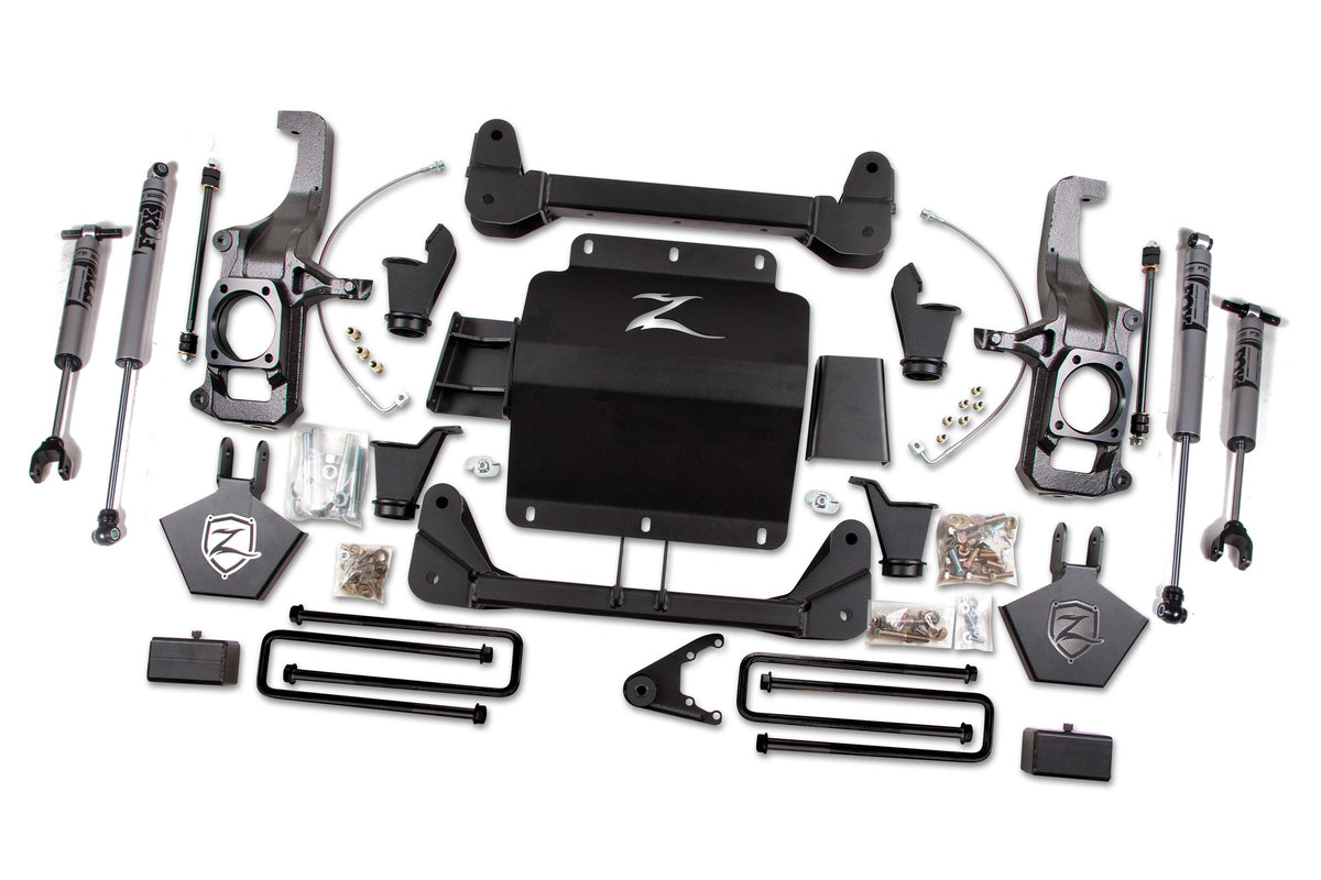 Zone 5 Inch Lift Kit Chevy Silverado & GMC Sierra 2500HD 11-19 4WD C12F