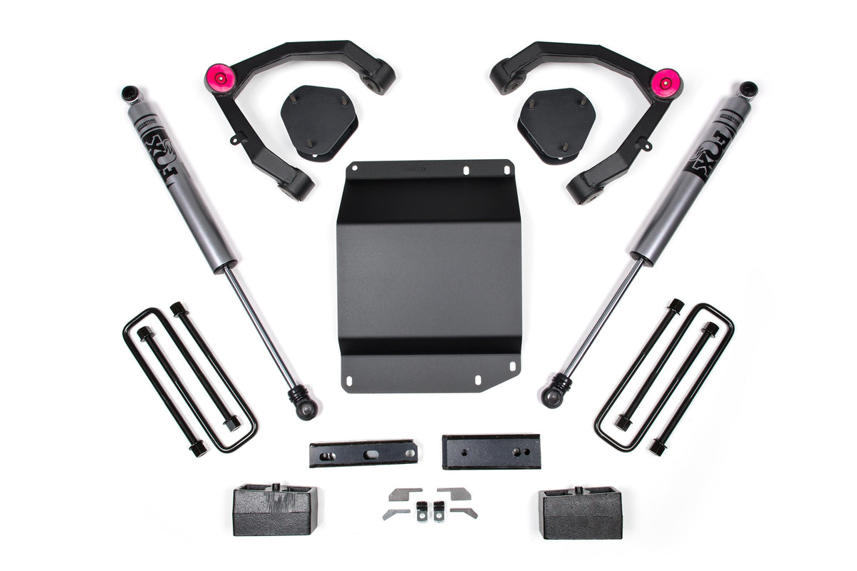Zone 3.5 Inch Lift Kit Chevy Silverado & GMC Sierra 1500 07-13 4WD ZONC29F