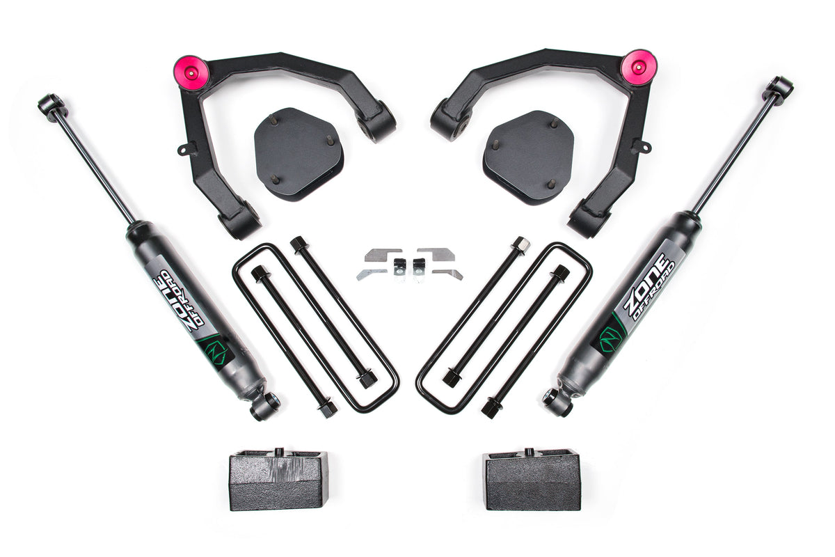 Zone 07-13 Chevy 1500 2WD 3.5in Uca System C30N