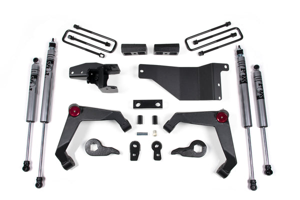 Zone 2001-2010 Chevy/gmc 2500 HD 3" Suspension Lift Kit, Rear Block FOX 2.0 Shocks ZONC32F