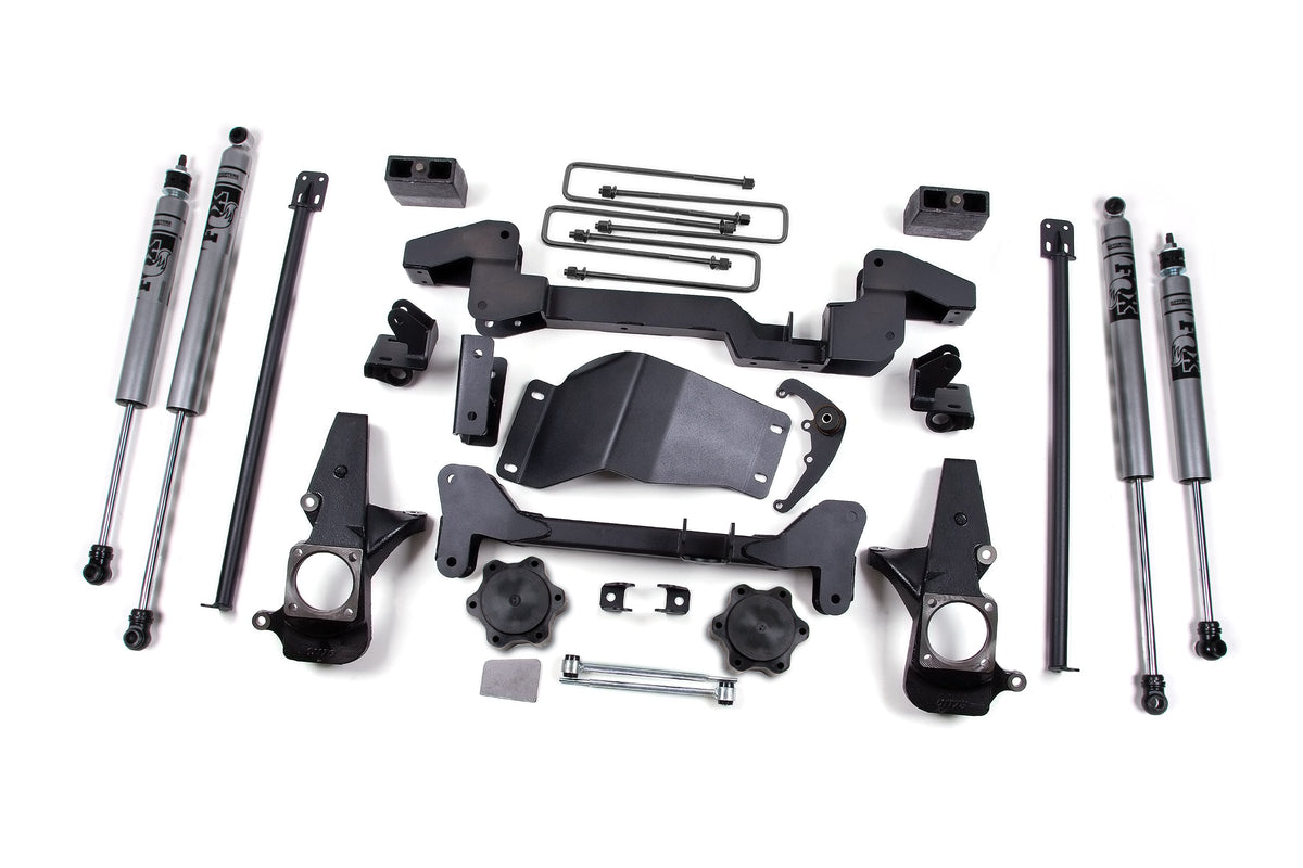 ZONE 6 Inch Lift Kit Fits Chevy Silverado & GMC Sierra 2500HD 01-10 4WD C4F