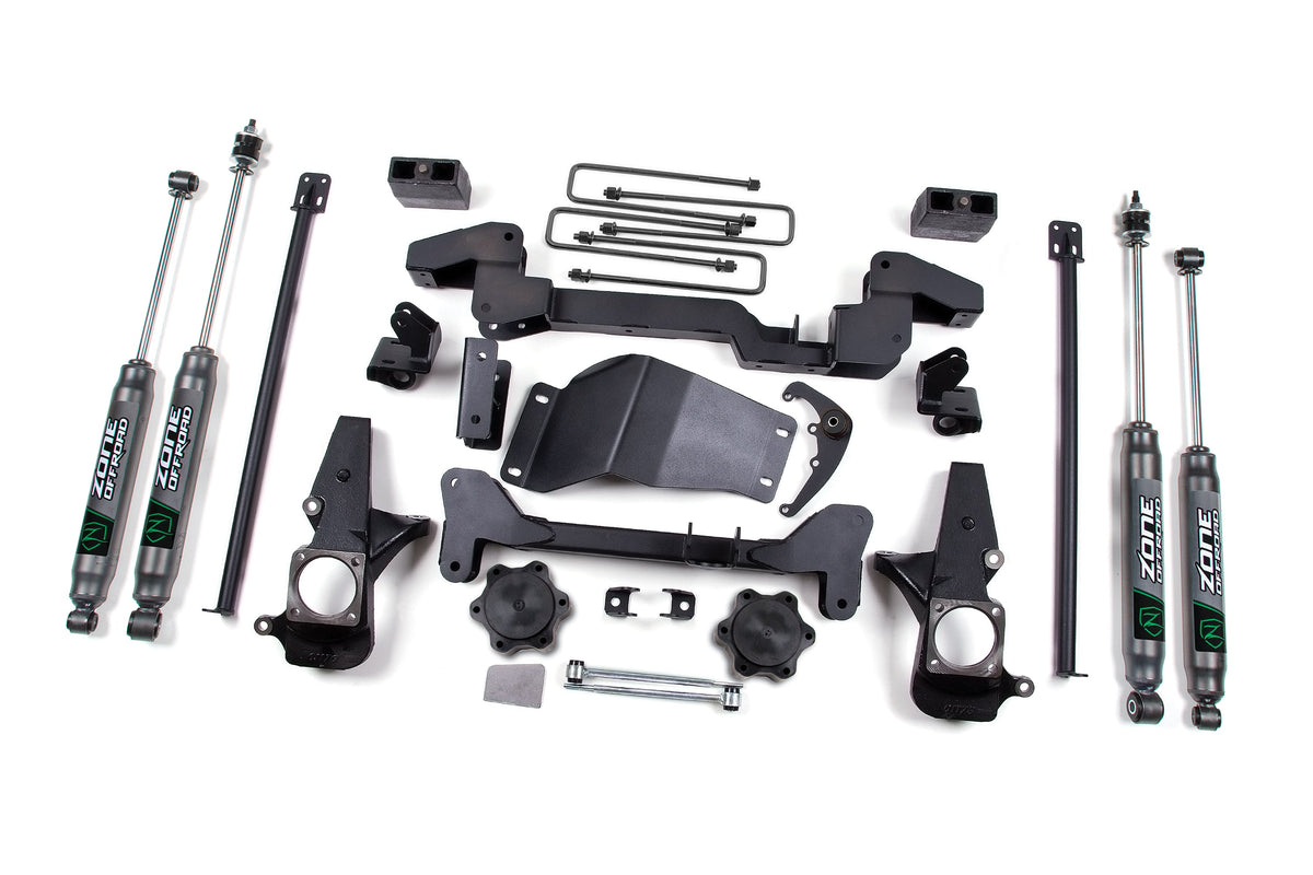 ZONE 01-10 Fits GM K2500 HD 6in Suspension System C4N