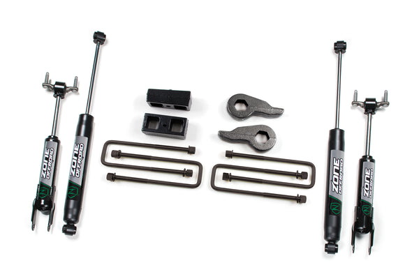 ZONE 99-06 Fits Chevy/gmc 1500 2in Lift Kit Nitro Shocks C54N