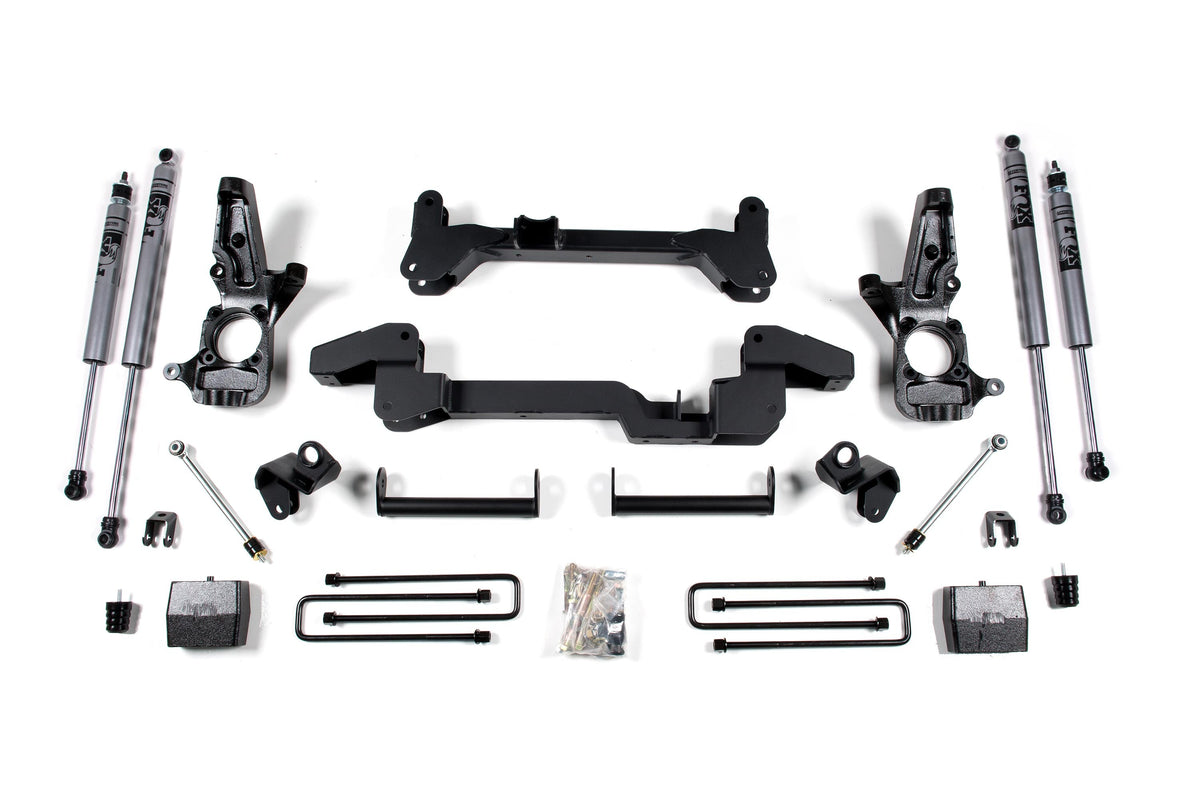 ZONE 6 Inch Lift Kit Fits Chevy Silverado & GMC Sierra 2500HD 01-10 2WD C5F