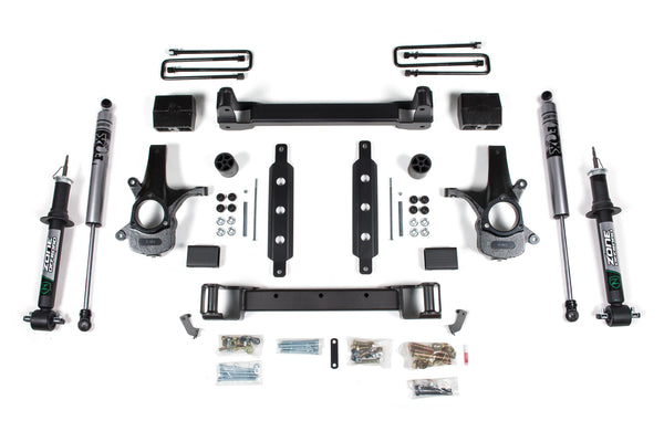 Zone 2014-2018 Chevy/gmc 1500 Silverado/sierra 2WD 6.5" Strut Lift Kit- Alum/stamped Arms FOX 2.0 Shocks ZONC62F