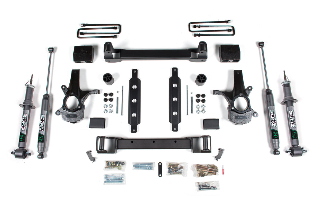Zone Offroad 14-18 Chevy/GMC 1500 Silverado/Sierra 2WD 6.5in Strut Cast Steel Arms ZONC61N