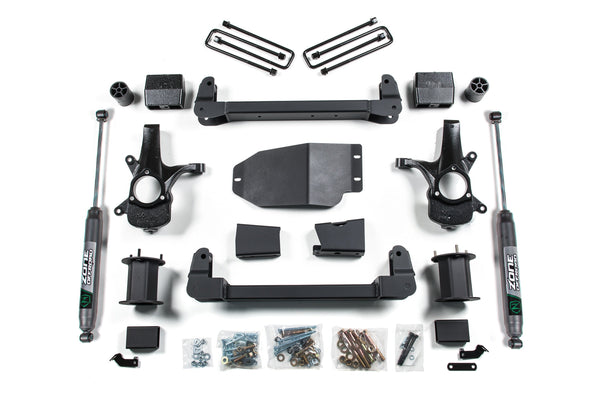 Zone 6.5 Inch Lift Kit Chevy Silverado & GMC Sierra 1500 07-13 2WD Nitro Series ZONC89N