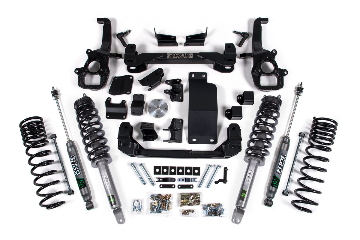 ZONE 4 Inch Lift Kit Fits RAM 1500 19-24 4WD Nitro Series ZOND100LN