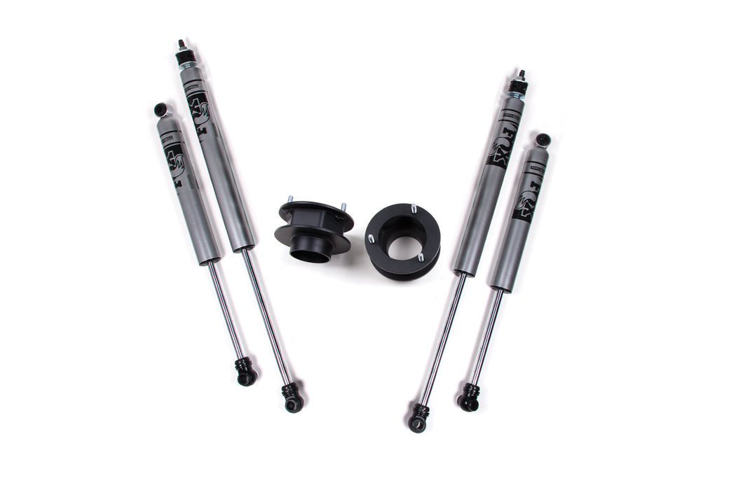 Zone 2003-2008 Ram 2500/3500, 2006-2008 Ram 1500 MegaCab 4wd Leveling Kit Fox 2.0 Shocks