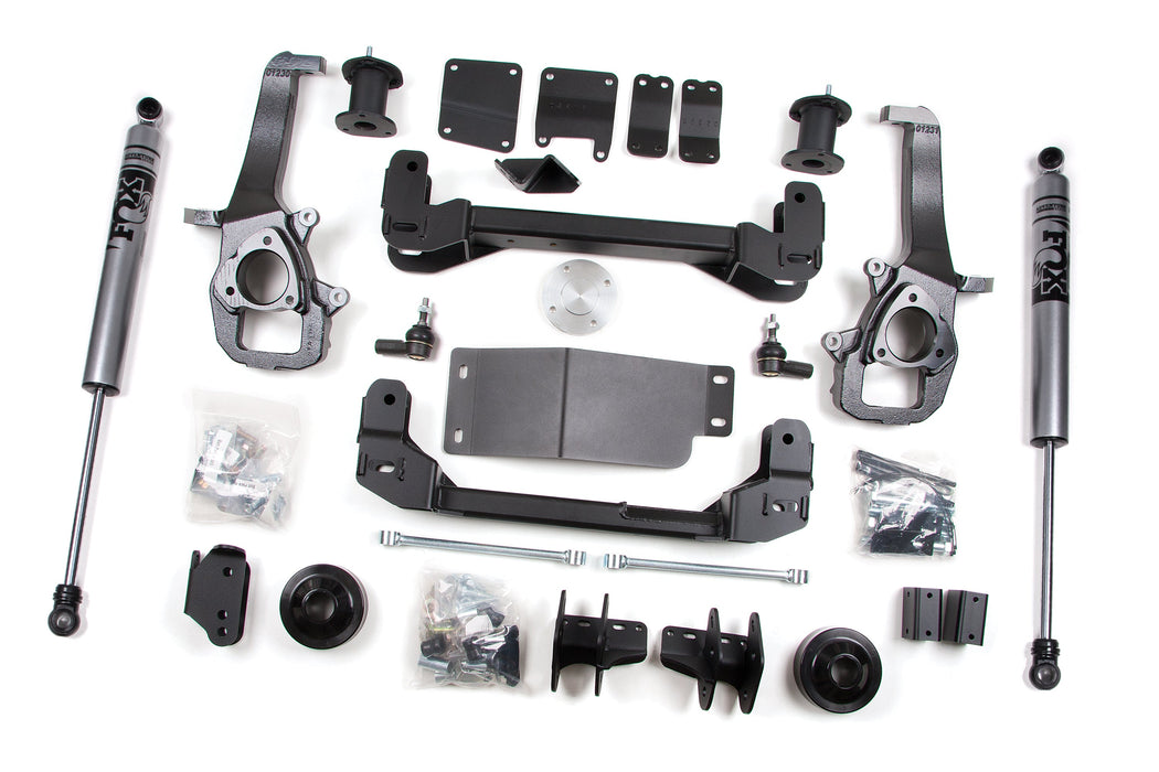 Zone 2009-2011 Dodge1500 4" Suspension Lift system, Front Spacer, 2" Rear Coil Spacer Fox 2.0 Shocks