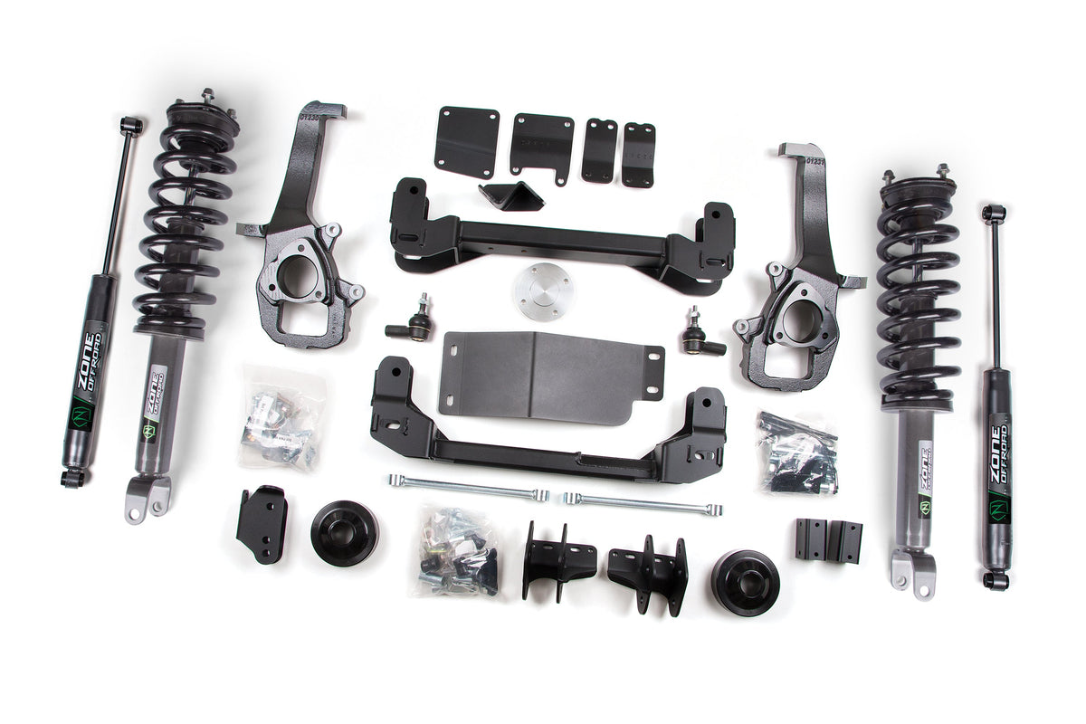 ZONE 4 Inch Lift Kit Fits RAM 1500 13-18 4WD 2 Inch Coil Spacer ZOND42LN