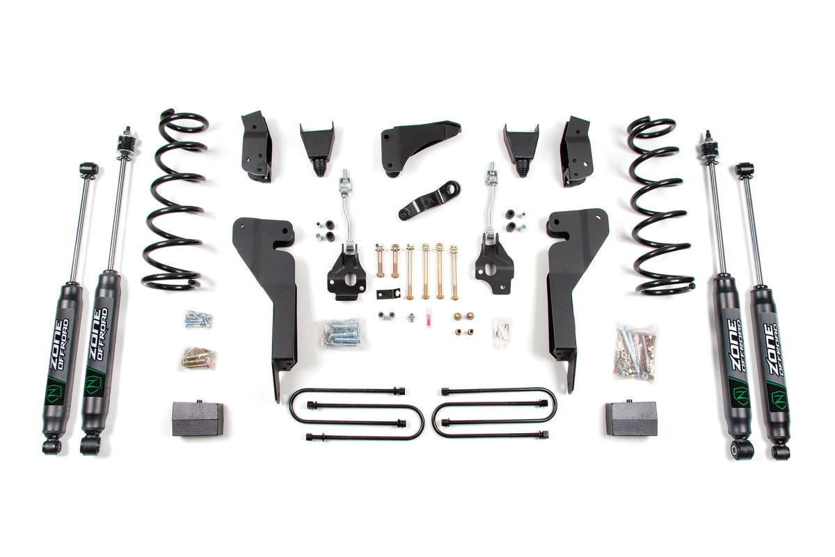 ZONE 05-07 Fits RAM 2500 Powerwagon 4WD 4in Suspension Lift System Nitro D132N