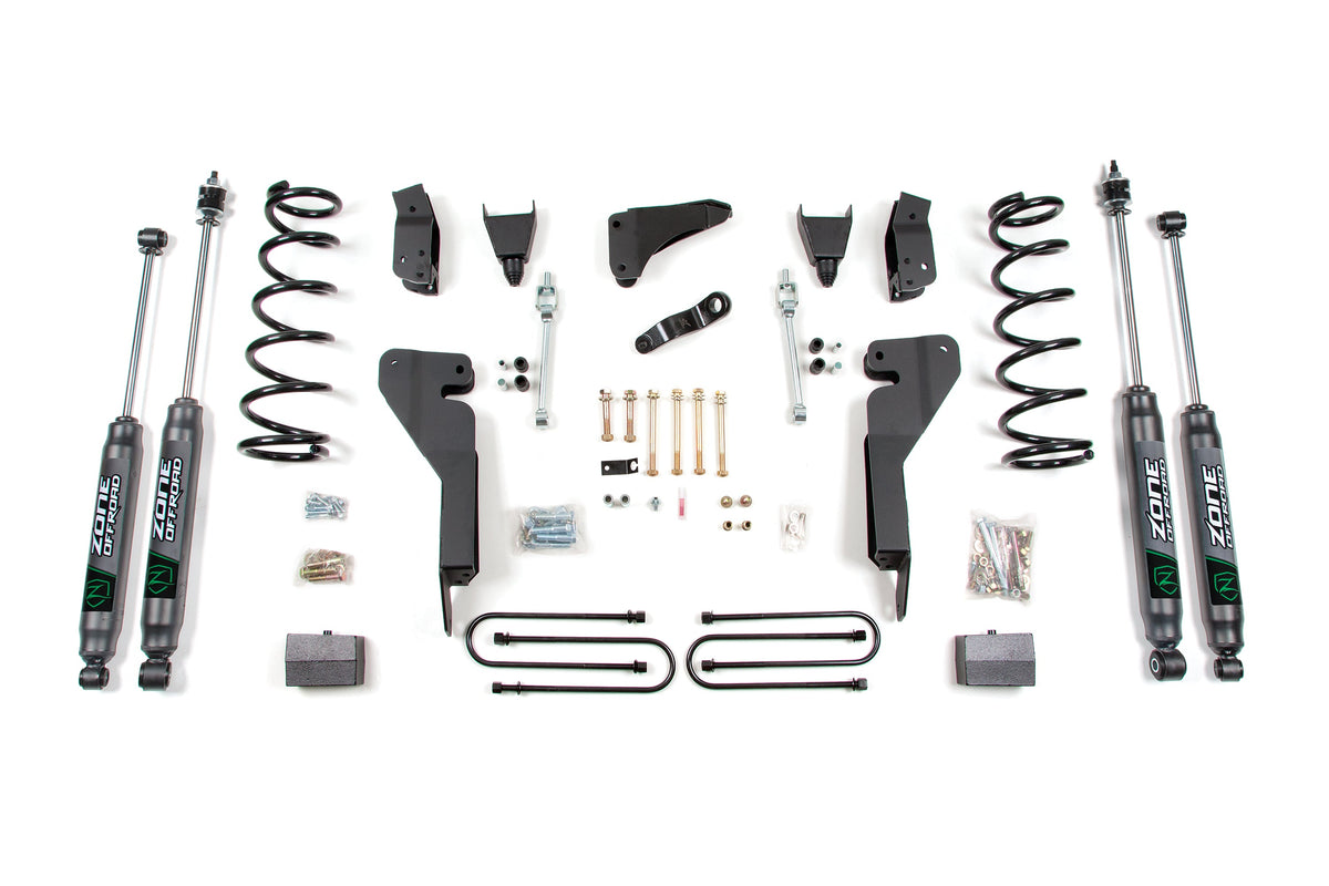 ZONE 2500 Powerwagon 4in Lift w/3.5in Axle Gas, Fits 2009-2013 Fits Dodge D142N