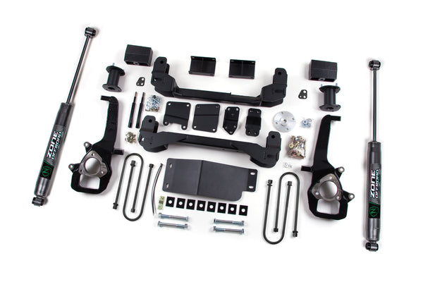 Zone 1500 6in Suspension System, Fits 2006-2008 Dodge D4N