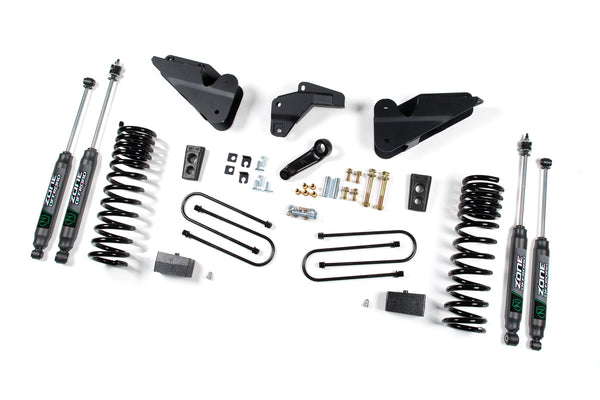 ZONE 13-18 Fits RAM 3500 4in Lift System- Gas 2in Rear Block D138N