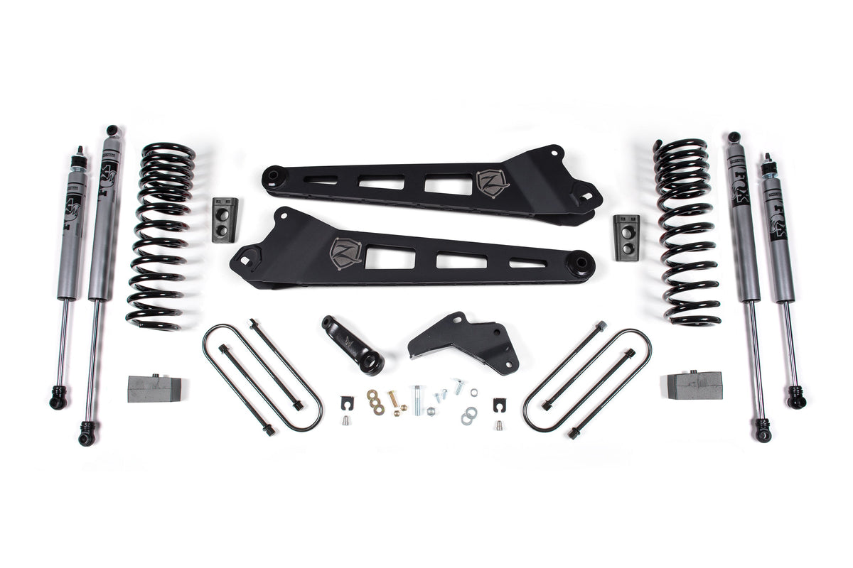 Zone 4 Inch Lift Kit W/ Radius Arm RAM 3500 13-18 4WD Gas ZOND139F