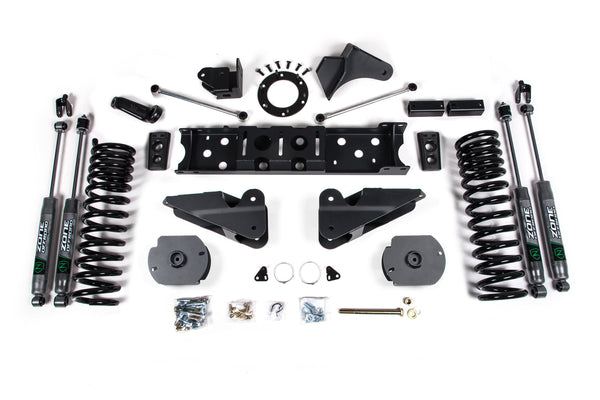 ZONE 19-20 Fits RAM 2500 4in Radius Arm Bracket Gas Nitro Shocks D77N