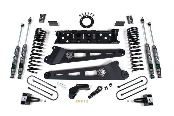 ZONE 2019 Fits RAM 3500 4.5in Radius Arm 3in Rear Block W/o Overload 8-Bolt T-case Nitro Shocks D84N