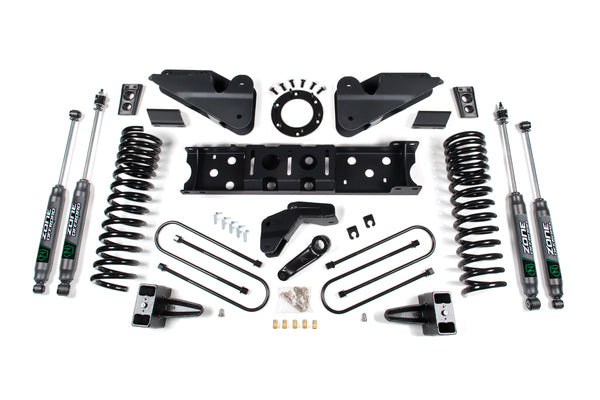 ZONE 2019 Fits RAM 3500 4.5in Radius Arm Brkt 3in Rr Block W/o Overload 8-Bolt Tcase Nitro Shocks D92N