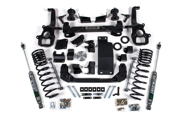 ZONE 19-21 Fits RAM 1500 4WD 6in Front 5in Rear Suspension Lift System W/oe 22in Wheels ZOND97N