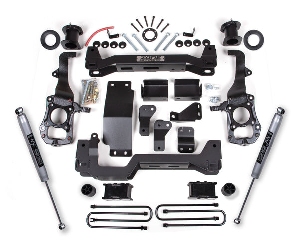 ZONE 2021-2023 Fits Ford F150 Tremor 4WD 5" Suspension Lift Kit, 3" Rear, Block Spacer Front, Nitro Rear ZONF107N