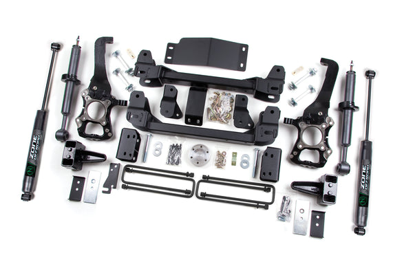 ZONE 09-13 Fits Ford F-150 6in Suspension System 4in Rear Block ZONF75N
