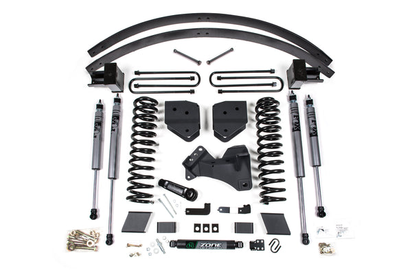 Zone Suspension Lift Kit, 3" Rear, Block, Diesel, 3 Leaf Main Adventure Series Shocks With Shocks, Fits 2017-2019 Ford F350/350 6" ZONF111F