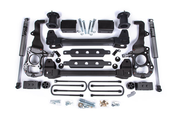 ZONE 2021-2024 Fits Ford F150 2WD 6" Suspension Lift Kit, 3.25" Rear Lift, Block Spacer Front, FOX Adv Series Rear F122F