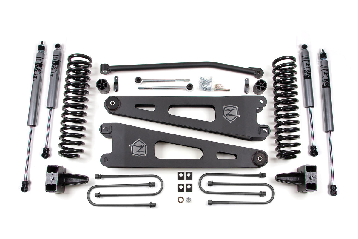 Zone 4 Inch Lift Kit W/ Radius Arm Ford F250/F350 Super Duty 05-07 4WD Gas ZONF22F