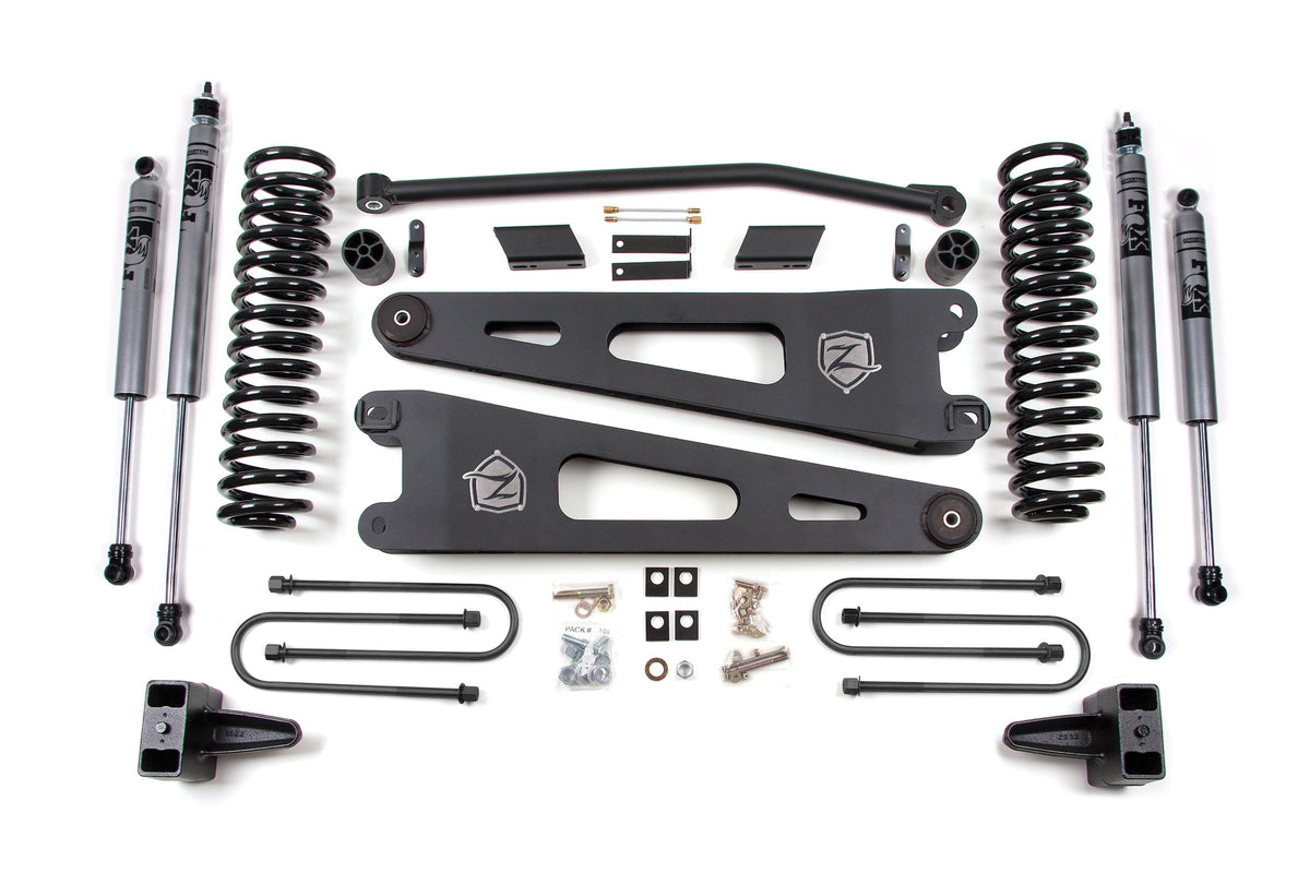 Zone 4 Inch Lift Kit W/ Radius Arm Ford F250/F350 Super Duty 08-10 4WD Diesel ZONF23F