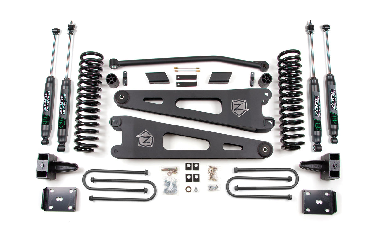ZONE 11-12 Fits Ford Super Duty 4in Radius Arm System Diesel F25N