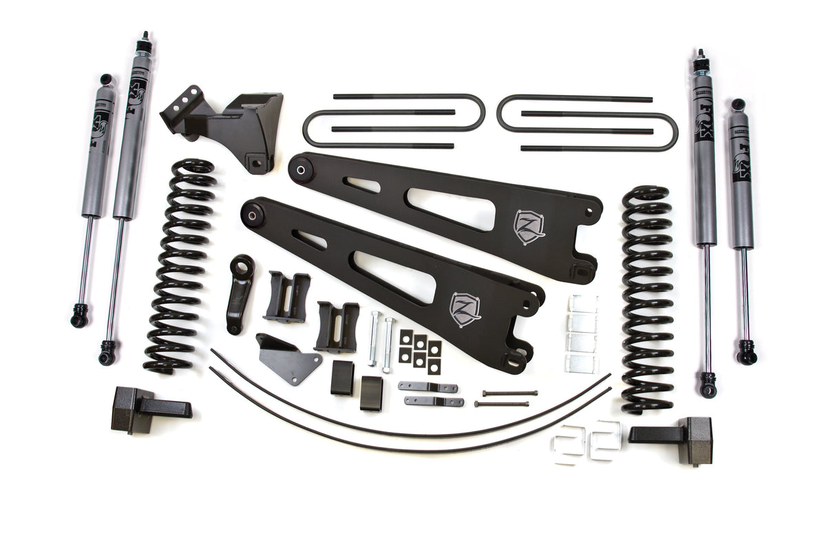 Zone 6 Inch Lift Kit W/ Radius Arm Ford F250/F350 Super Duty 05-07 4WD Gas ZONF39F