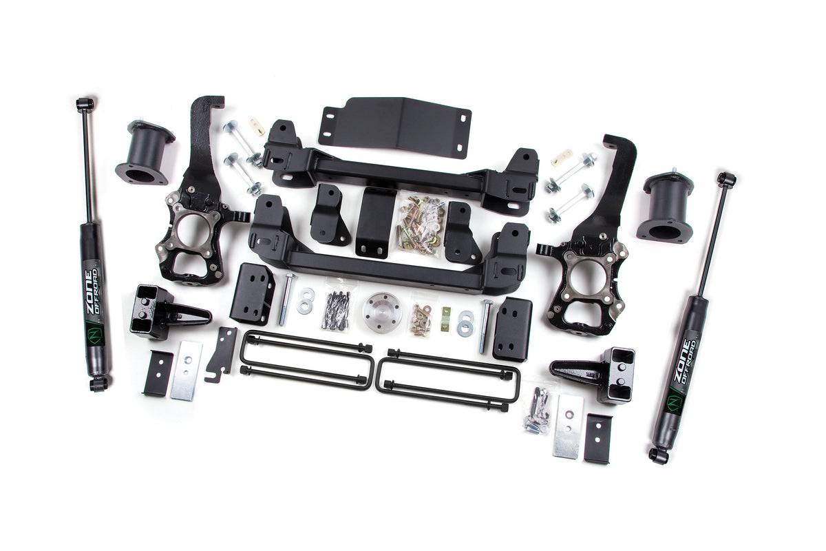 Zone 2014 Ford F-150 6in Suspension System 4in Rear Block ZONF81N