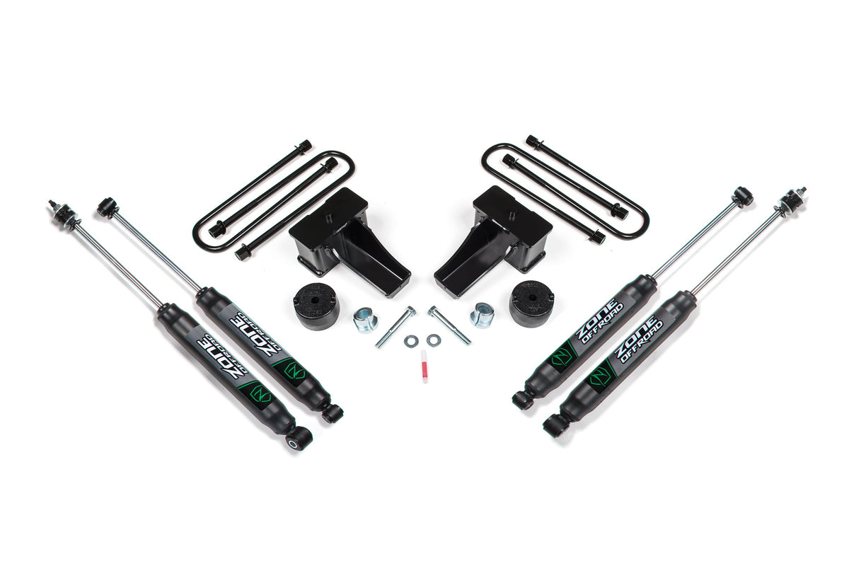 ZONE 11-15 Fits Ford F-250 2in/2in Suspension Lift F45N