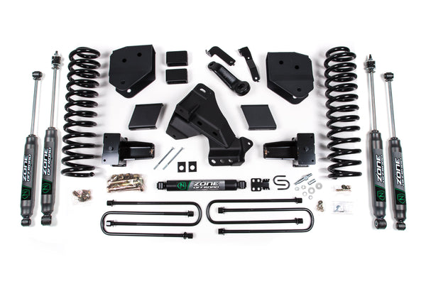 ZONE 20-21 Fits Ford F-250/F-350 4.5in Suspension Lift System- NX2 Shocks Gas F59N