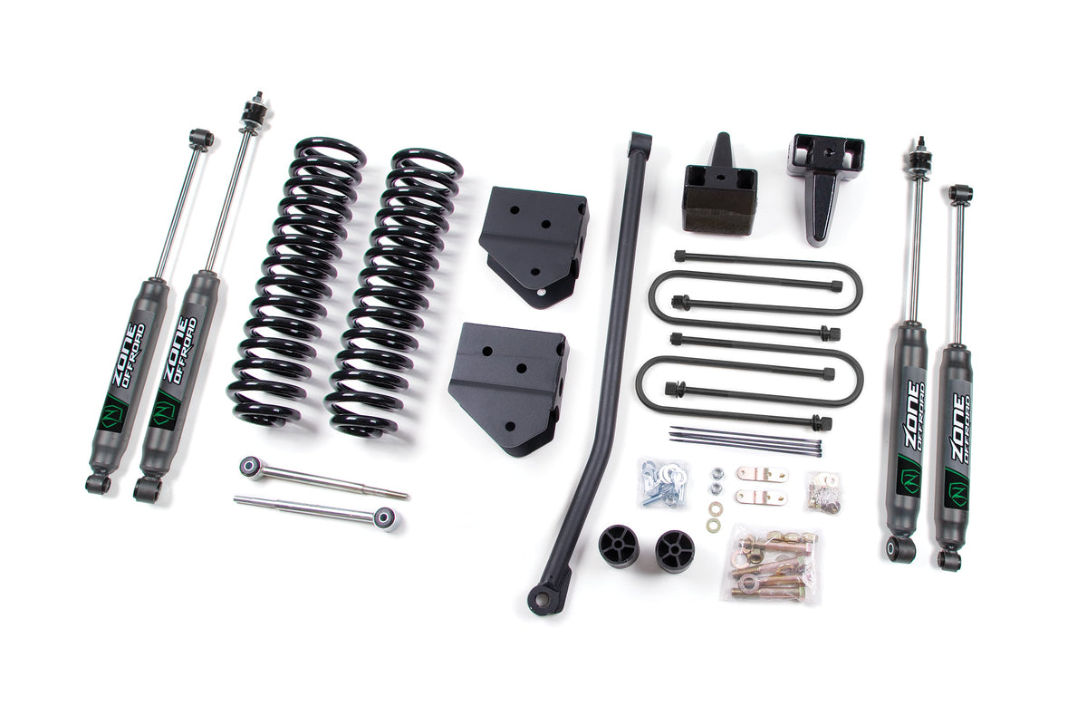 ZONE OFFROAD 05-07 Fits Ford F-250/350 Gas 4in System ZONF13N