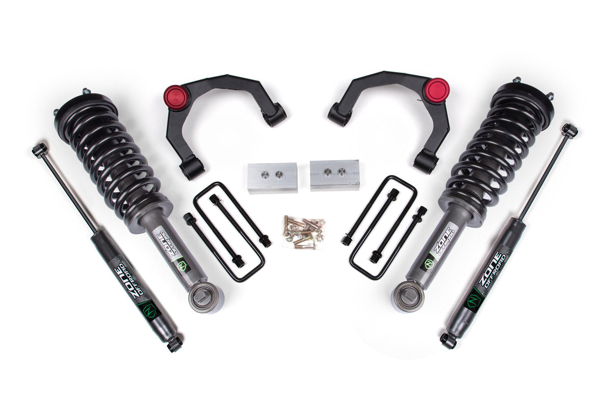 ZONE 3 Inch Lift Kit Fits Ford F150 15-20 4WD Nitro Series ZONF66LN