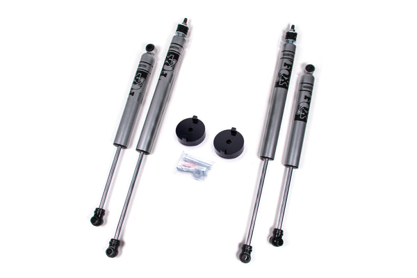 Zone 2005-2024 Ford F250/350 1" Budget Boost Lift Kit Front Coil Spacer FOX 2.0 Shocks ZONF77F