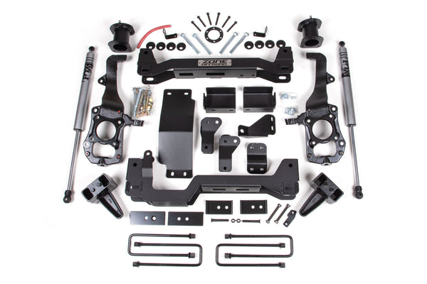 ZONE 2021-2024 Fits Ford F150 6" Front 4" Rear Suspension Lift System FOX Shocks ZONF98F