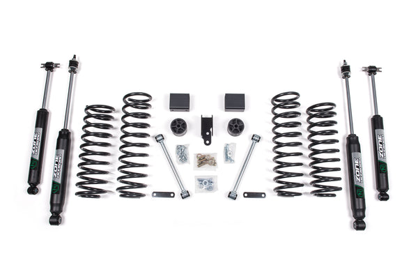 ZONE OFFROAD 07-12 Fits Jeep JK 2dr 3in Suspension Kit ZONJ12N