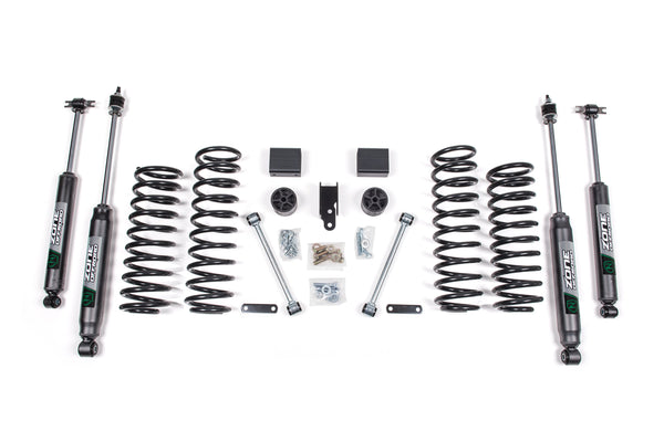 ZONE OFFROAD 12-18 Fits Jeep JK 4dr 3in Suspension Kit ZONJ36N