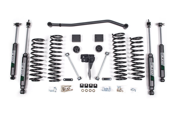 Zone 4in Suspension Kit, Fits 2007-2015 Jeep JK 2dr ZONJ14N