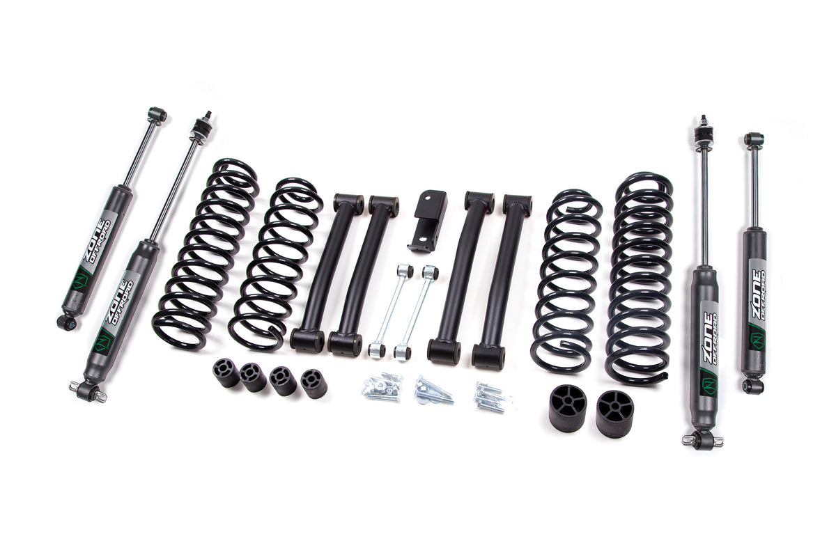 ZONE Suspension System, Fits 1993-1998 Fits Jeep ZJ 4in ZONJ16N