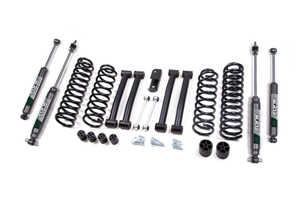 Zone Offroad 93-98 compatible with Jeep ZJ 4in Suspension System ZONJ16N