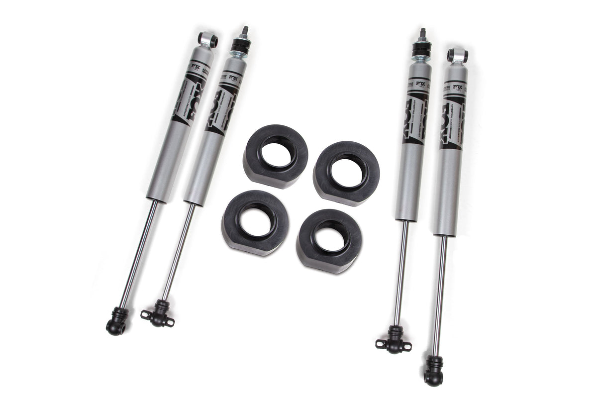 ZONE 1993-1998 Fits Jeep Grand Cherokee ZJ 2" Suspension Lift System Front Coil Spacer, Rear Coil Spacer FOX 2.0 Shocks ZONJ19F