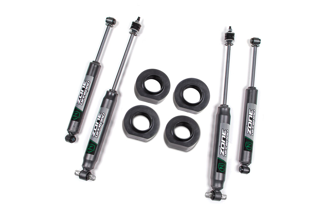 Zone Offroad 93-98 compatible with Jeep ZJ 2in Spacer Kit ZONJ19N