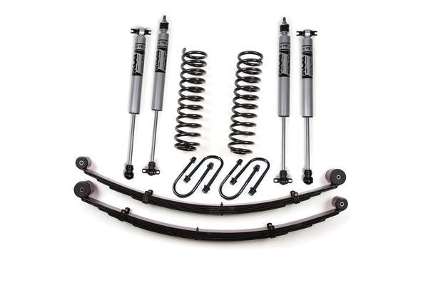 Zone 1984-2001 Jeep Cherokee XJ 3" Suspension Lift Kit Dana 35 Axl Front Leaf Springs, Rear Coils FOX 2.0 Shocks ZONJ22F