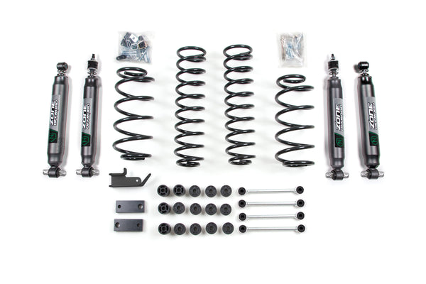 ZONE OFFROAD 97-06 Fits Jeep TJ 4.25in Combo Lift Kit ZONJ25N