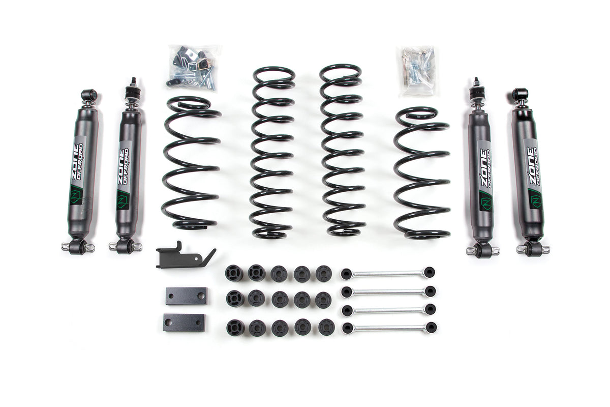 ZONE 4.25in Combo Lift W/discos, Fits Jeep TJ ZONJ26N