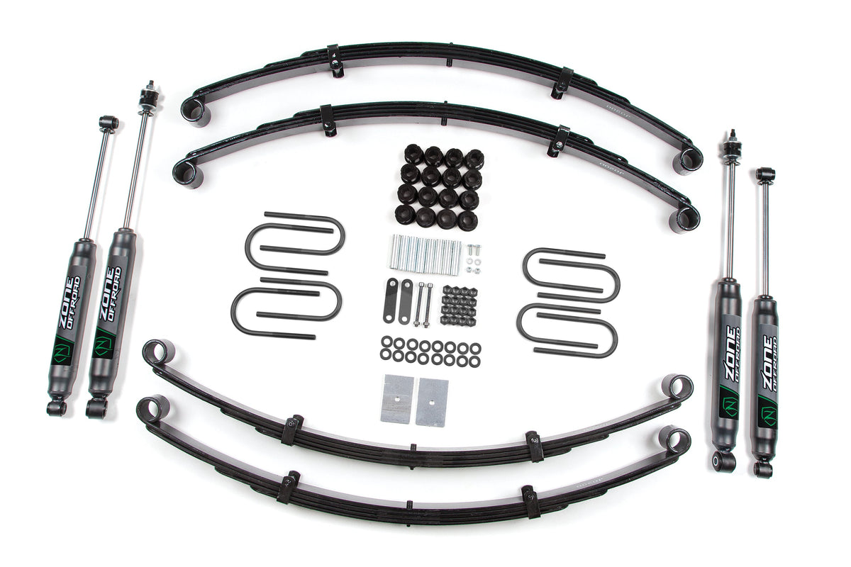 ZONE Suspension Lift, Fits 1987-1995 Fits Jeep YJ 2in ZONJ27N